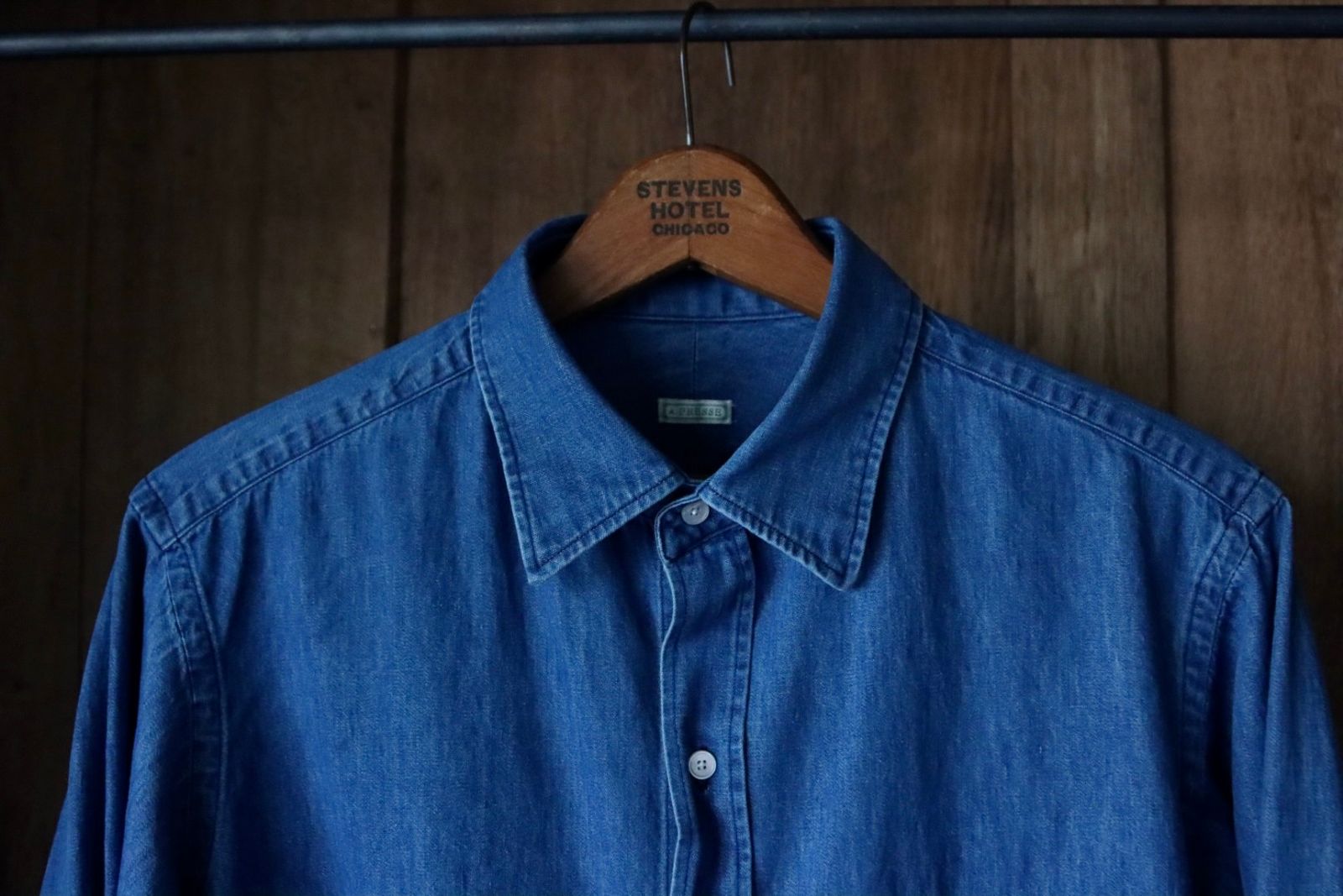 アプレッセ24SSデニムシャツ Washed Denim Shirt(24SAP-02-04H)INDIGO - 1(S)