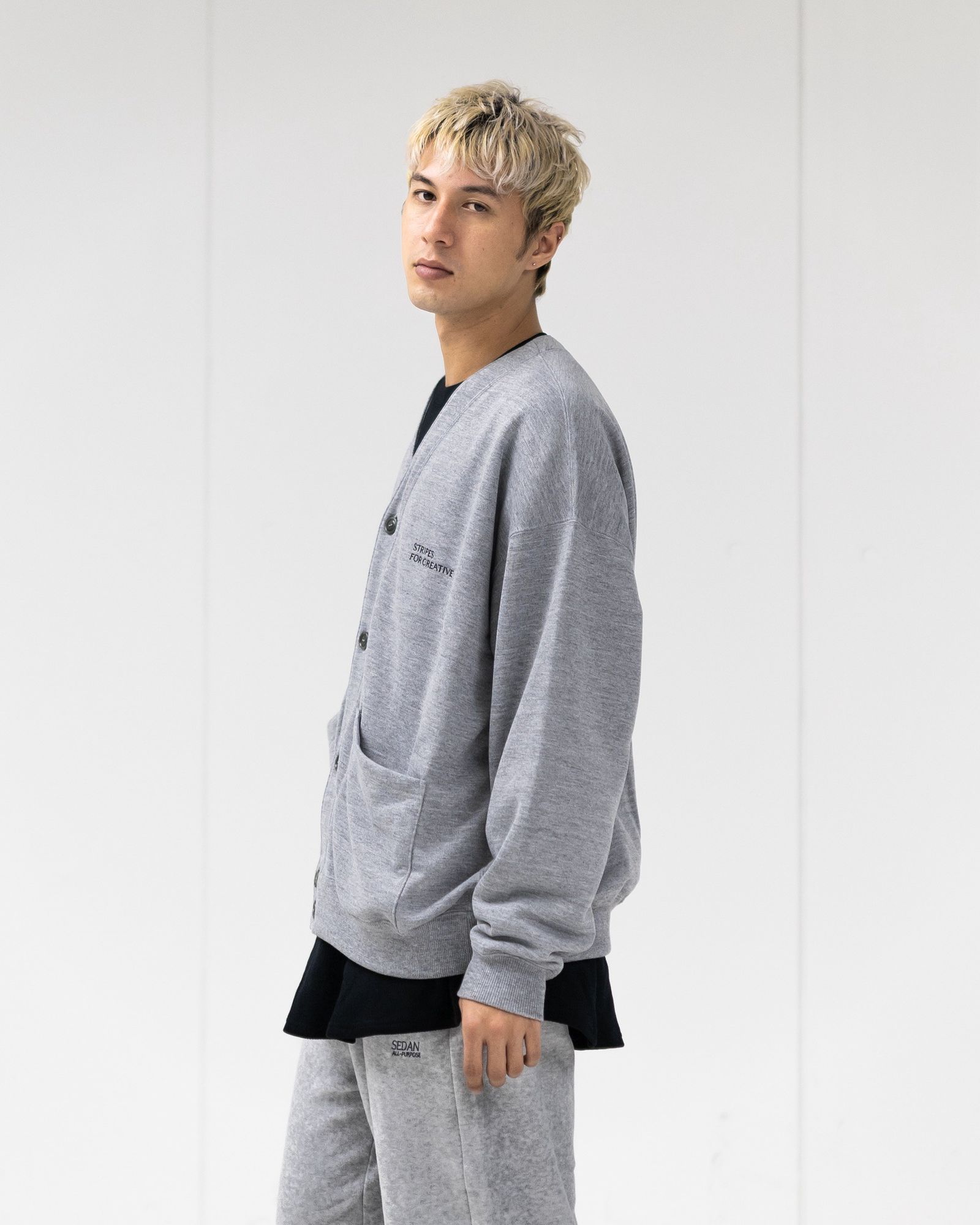 S.F.C-Stripes For Creative- TECH SWEAT CARDIGAN MARK スタイル