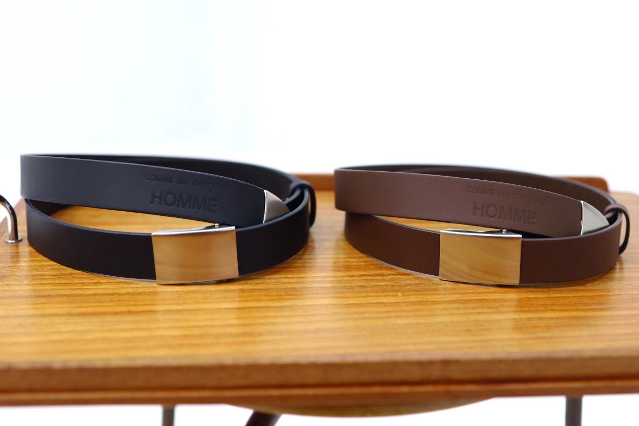 コムデギャルソンオム ステアオイルスムースベルト(HQ-K301-051)BROWN☆2月6日(金)発売！