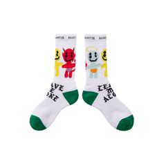 セントマイケル24AW LMA CP_SOCKS(SM-YS1-0000-C11)WHITE