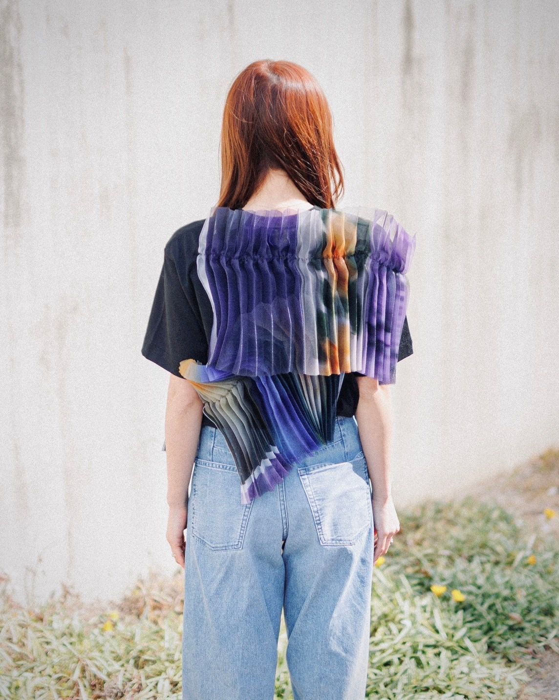 TANAKA - TANAKA SS25 THE TEE+ *BLACK/ROSE | mark