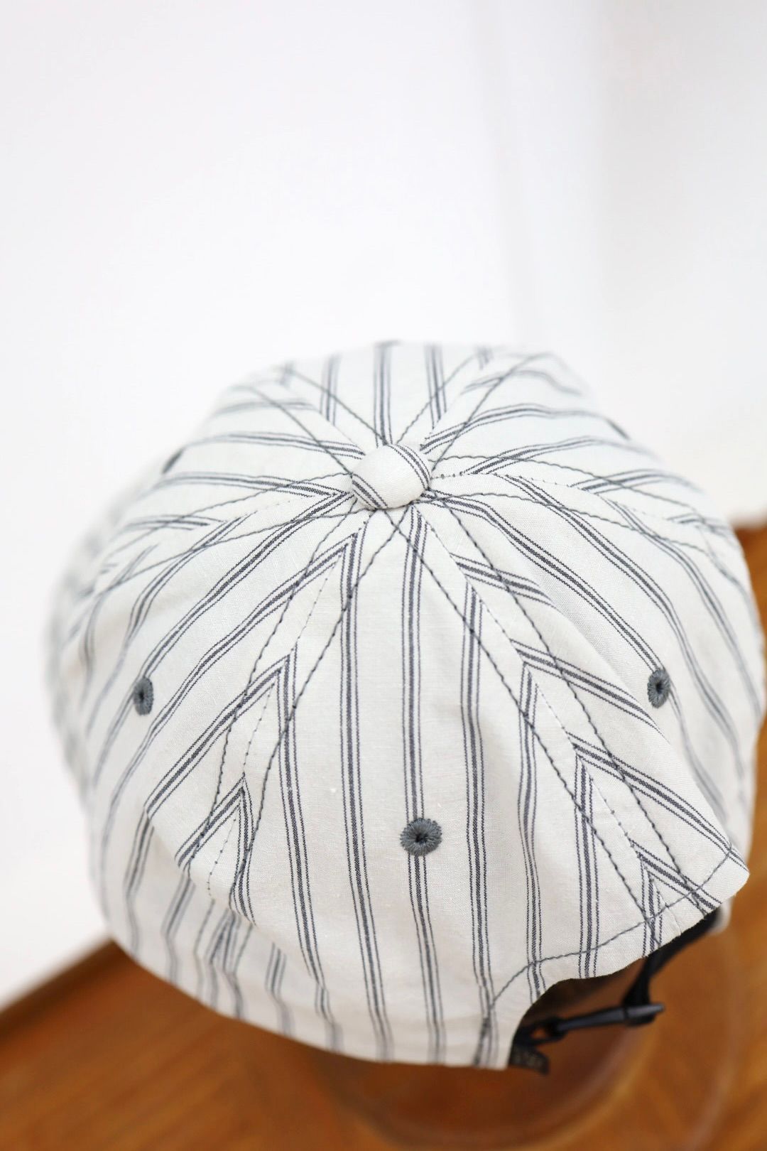 セダンオールパーパス SS26 Classic Logo Cotton Linen Cap(SD26S-CP04)Khaki Stripe☆3月20日(金)発売！