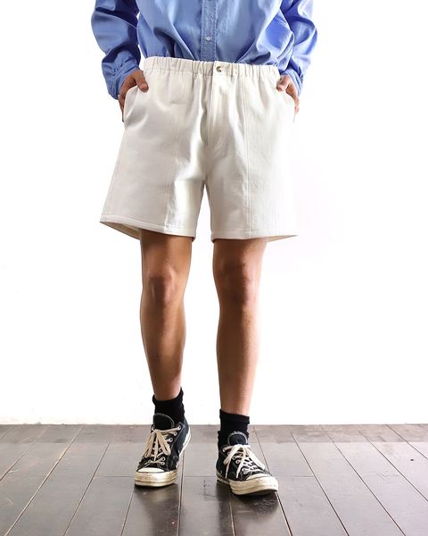 アプレッセ 24SS White Tennis Shorts style 2024.5.24