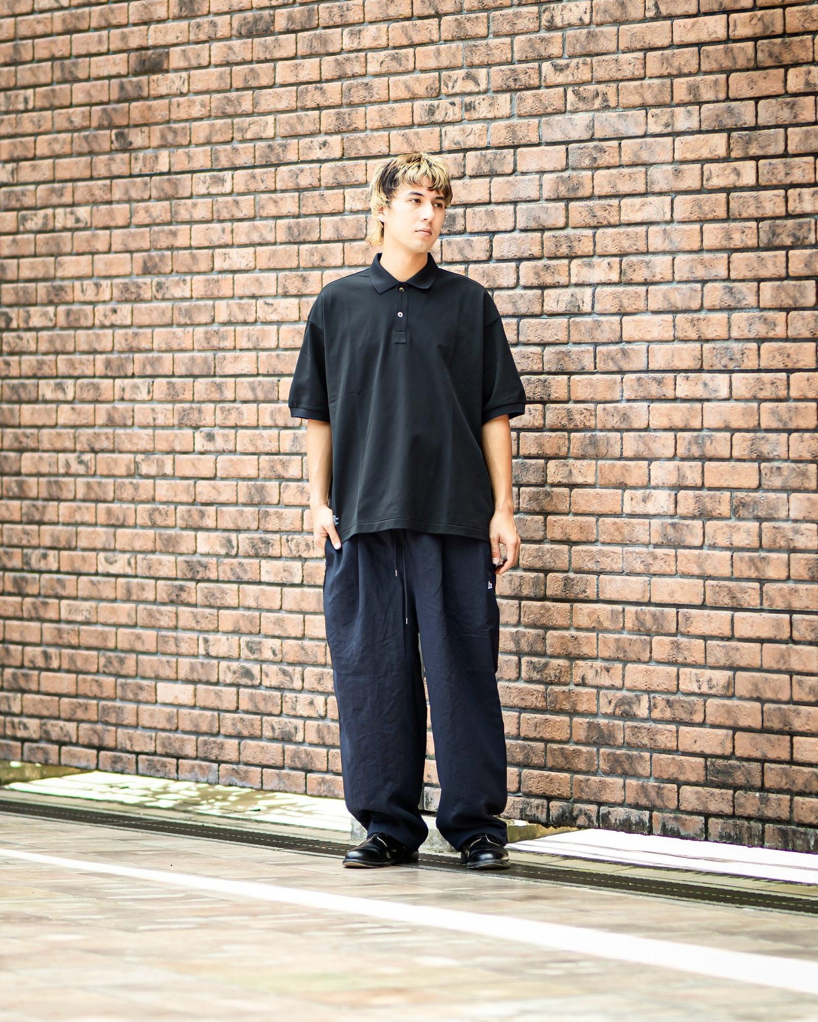 フレッシュサービス DRY PIQUE JERSEY S/S POLO(FSC263-70036)BLACK