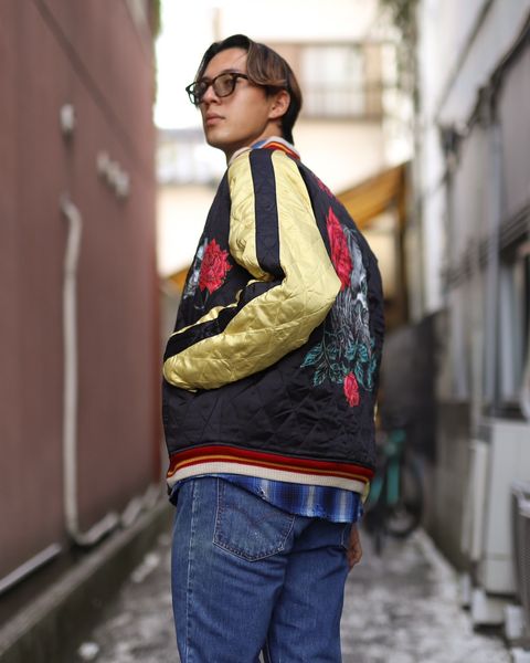 ©SAINT M×××××× セントマイケル×WILDSIDE YOHJI YAMAMOTO SKULL SUKA JACKETスタイル