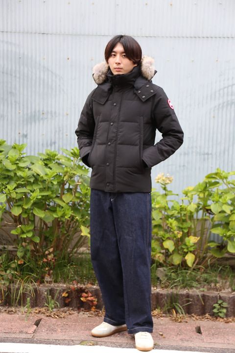 CANADA GOOSE WYNDHAM PARKA FF"BLACK"style.2020.8.8.