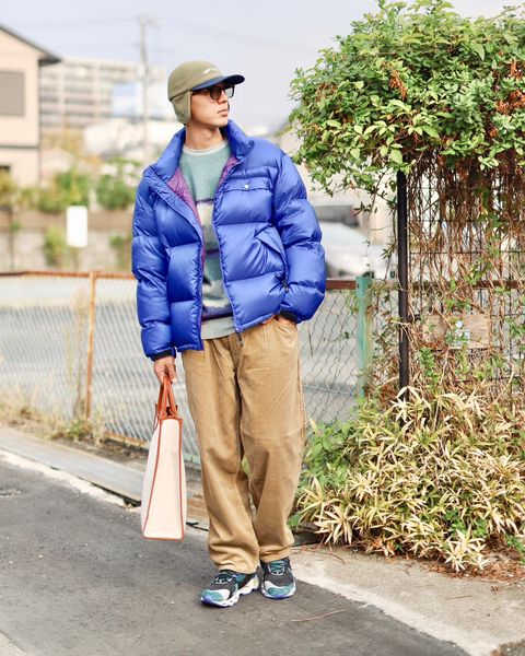 SEDAN ALL-PURPOSE セダンオールパーパスFW23 Micro Ripstop Down Jacket "Nautical Blue"スタイル