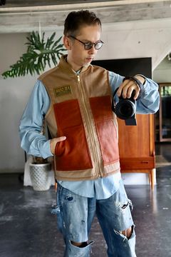 JUNYA WATANABE MAN×FILSON Wネームツイードベストスタイル.2025.9.5.