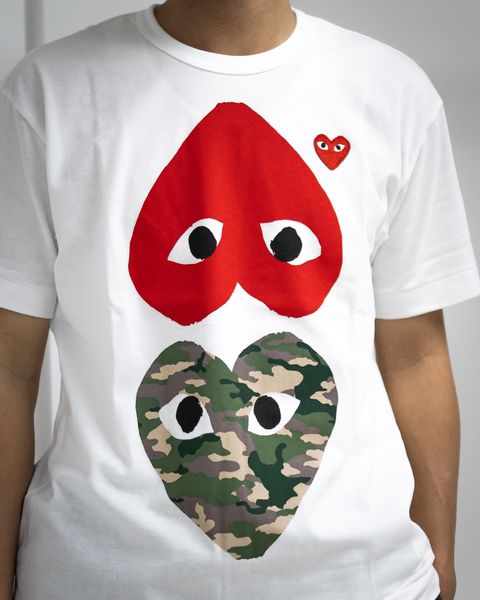PLAY COMME des GARCONS REDエンブレムハートTシャツ MARKスタイル
