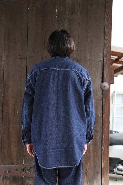 Graphpaper Denime Regular Collar Shirt style.2021.3.13.