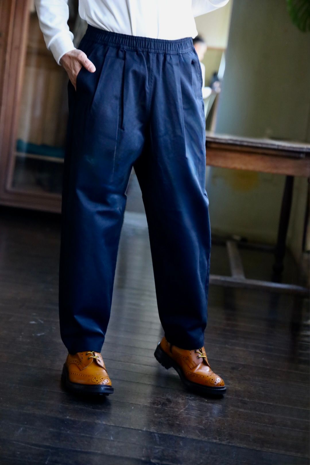フレッシュサービス CORPORATE EASY CHINO PANTS(FSC253-40093B)NAVY☆8月2日(土)発売！
