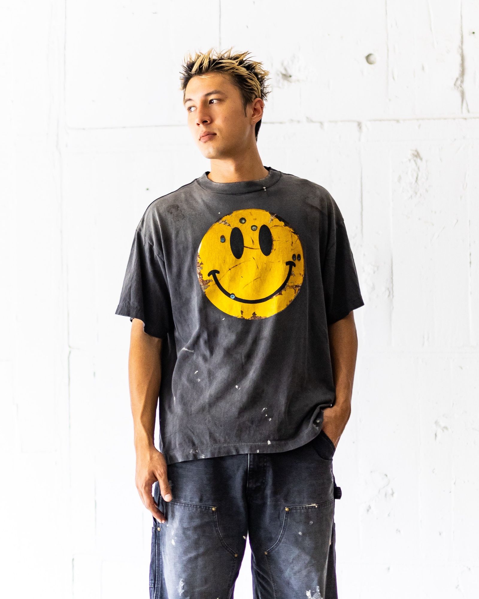 SAINT M×××××× - セントマイケル TシャツSMILE KLF_SS TEE(SM