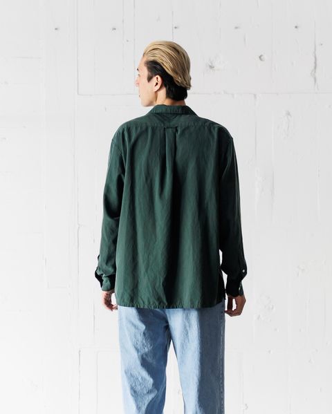 A.PRESSE Silk Cotton Open Collar L/S Shirt 3月8日(土)新作発売！