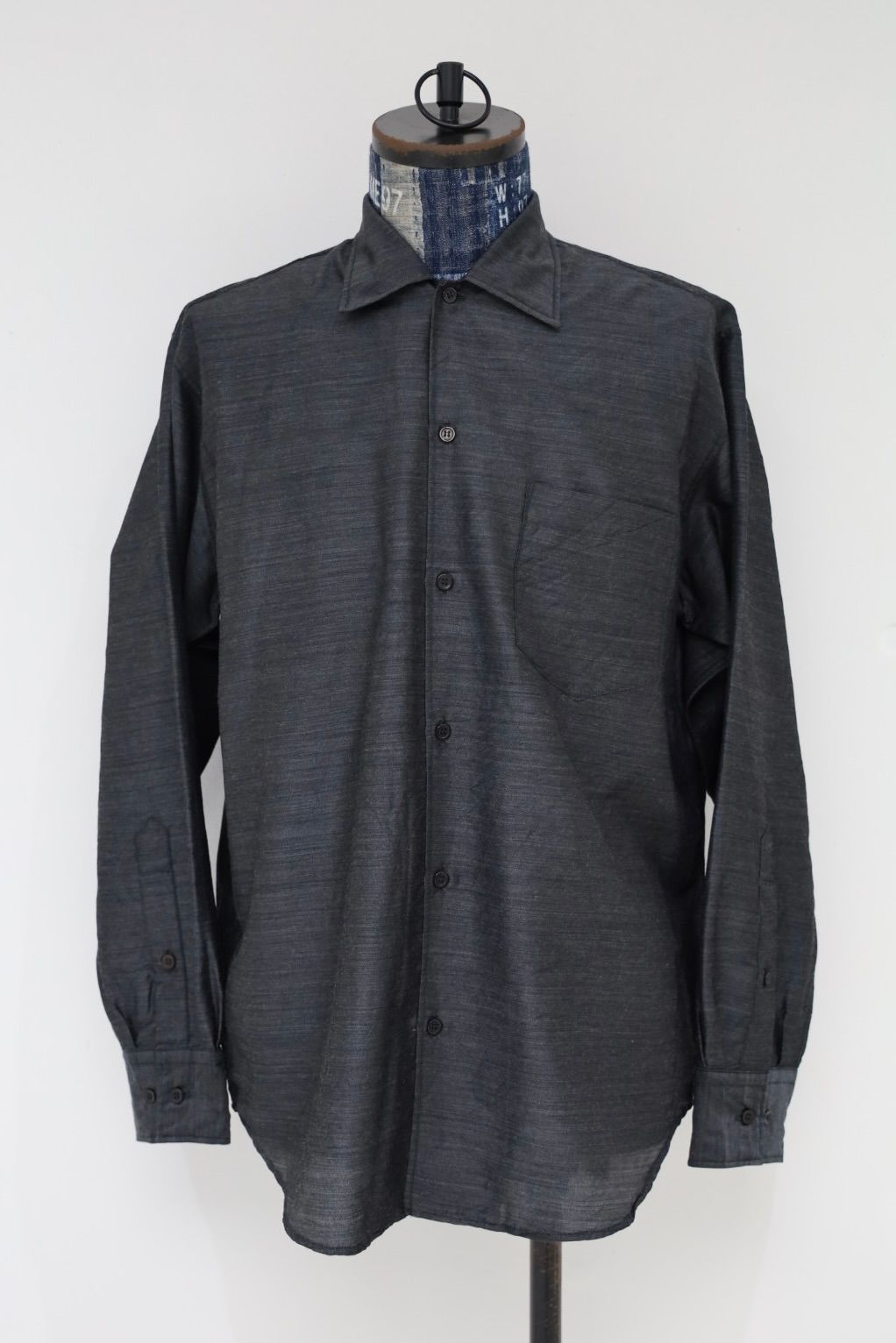 マーカ 26AW オープンカラーシャツ OPEN COLLAR L/S SHIRT(M26C04SH01C)GRAY☆新作発売！