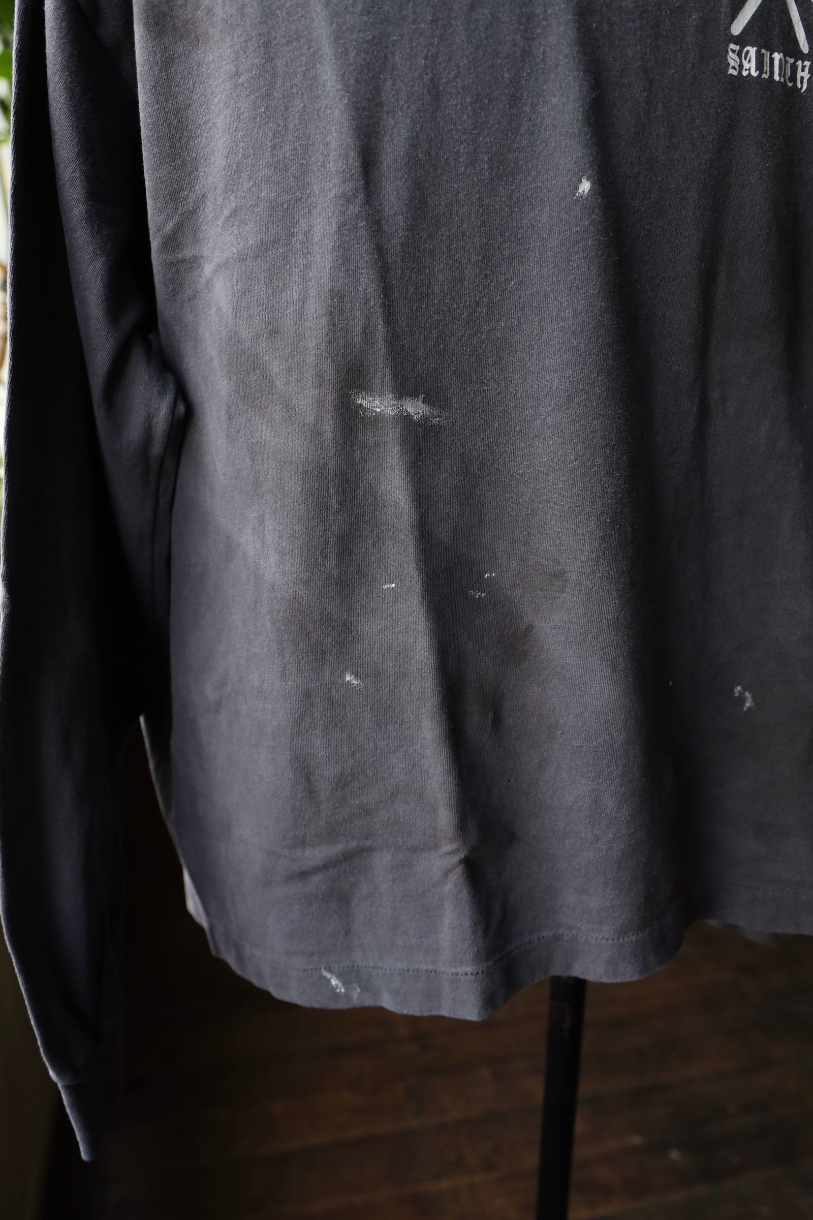 セントマイケル×ネイバーフッドコラボ L/S TEE STHD.LS TEE SPEED KILLS(SM-HR8-0000-C72)BLACK