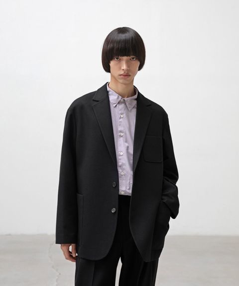 ANOTHER OFFICEアナザーオフィス Santiago Cashmere Sports Jacket(AOEFJK008)Black