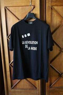 Yohji Yamamoto 26SS 半袖プリントTシャツ(HK-T77-985)BLACK★新作発売！
