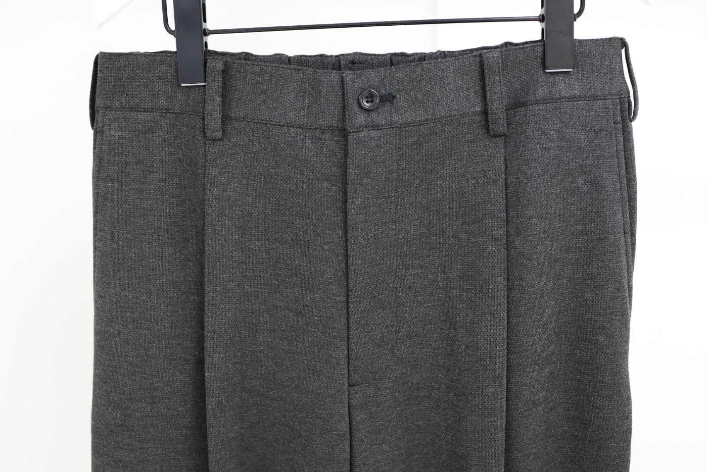 グラフペーパー 25AW SIDOGRAS Melange Ponte Wide Tapered Slacks(GM254-40051)GRAY☆11月29日(土)発売！