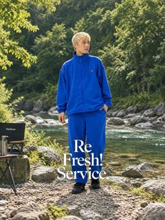 ReFresh!Service. “FLEECE TRACK SUIT”(FSR263-60077)BLUE☆9月19日(土)新作発売！