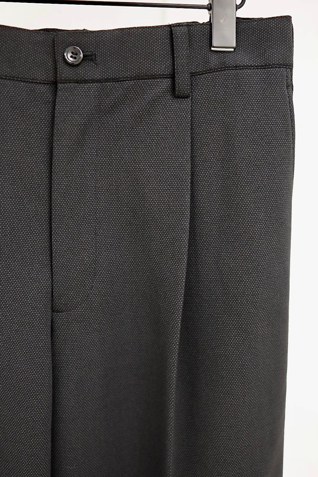 グラフペーパー 25AW SIDOGRAS Melange Ponte Wide Tapered Slacks(GM254-40051)BLACK☆11月29日(土)発売！