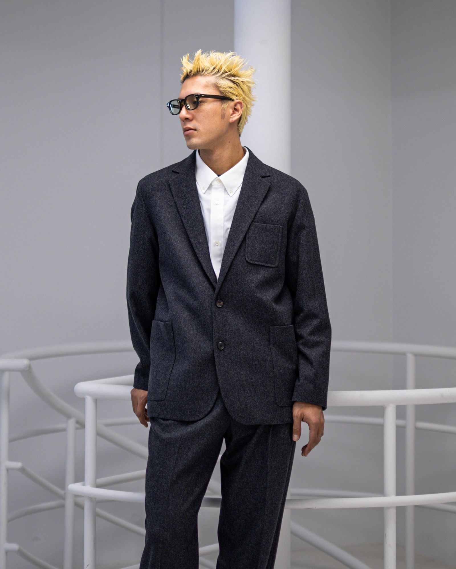 ANOTHER OFFICE Leather Work Jacket MARKスタイル！