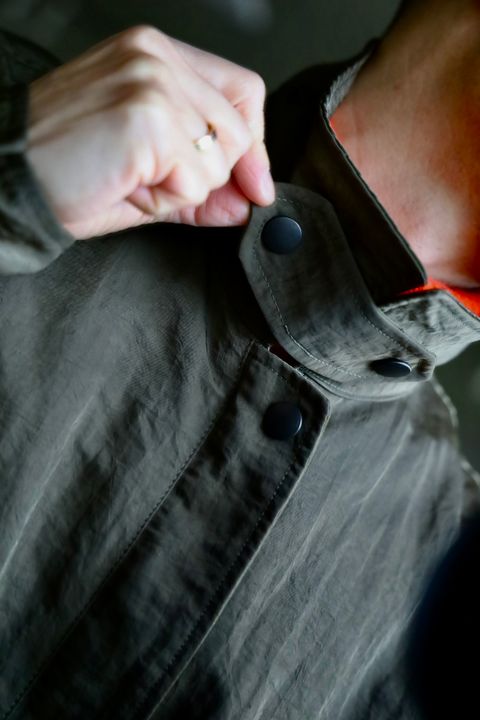 YOKE NYLON BOMBER JACKET"KHAKI"スタイル