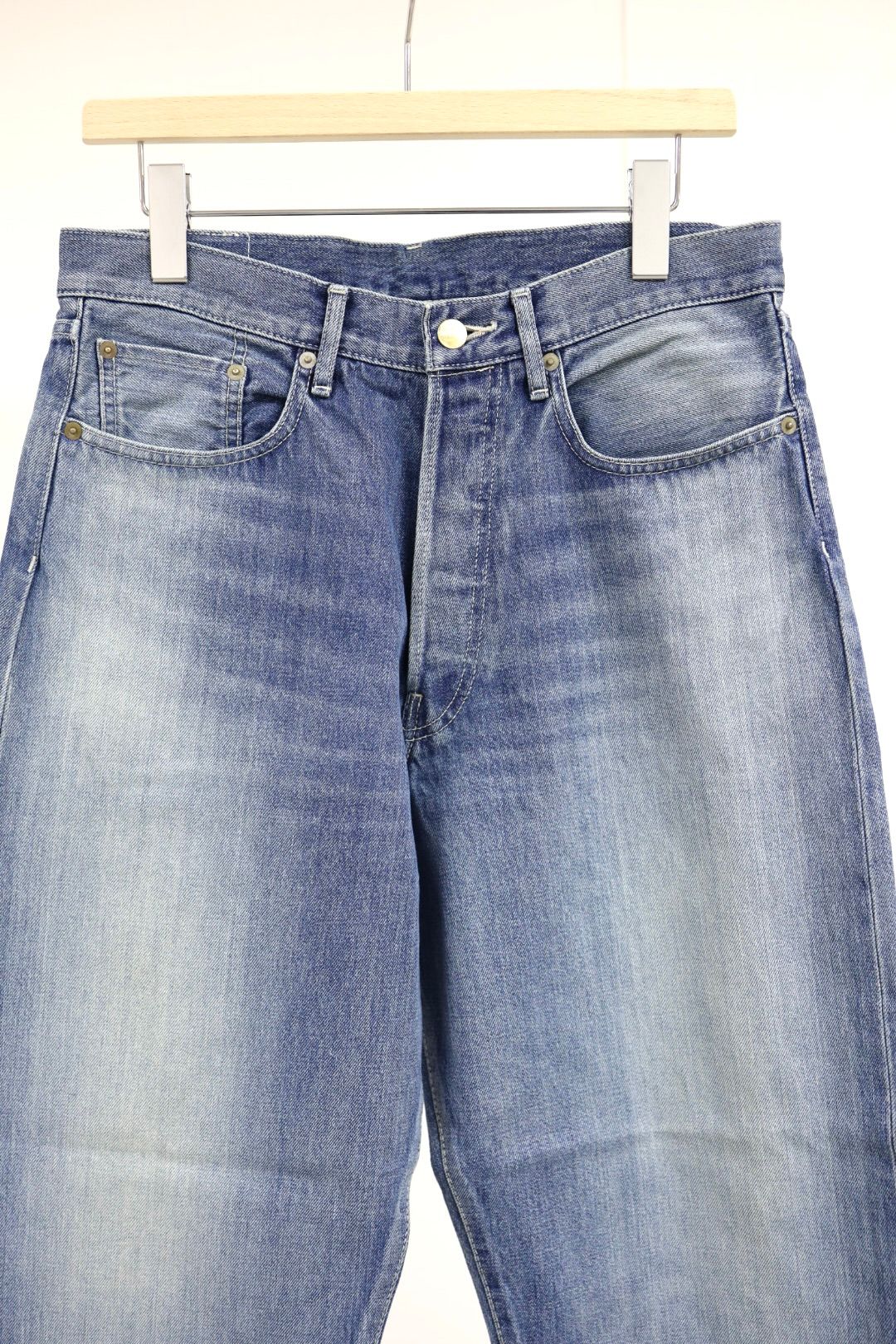 グラフペーパーSelvage Denim Five Pocket Tapered Pants(GU261-40058LB)INDIGO_LIGHT FADE★1月24日(土)発売！