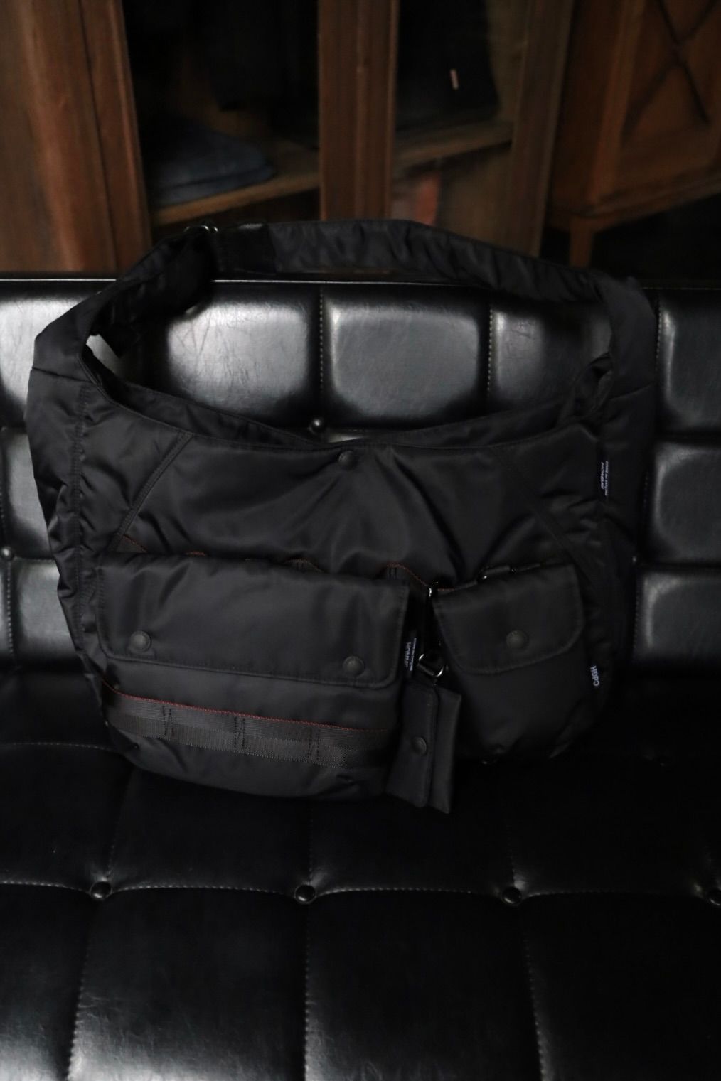 コムデギャルソンオム バッグ SHOULDER BAG(HR-K207-051)BLACK☆10月2日(金)発売！