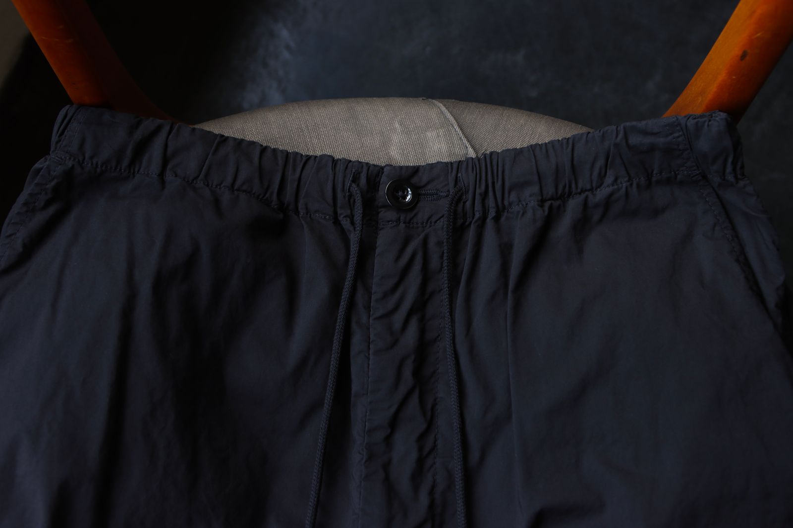 グラフペーパー 25SS Garment Dyed Typewriter Parachute Pants(GM251-40090B)BLACK