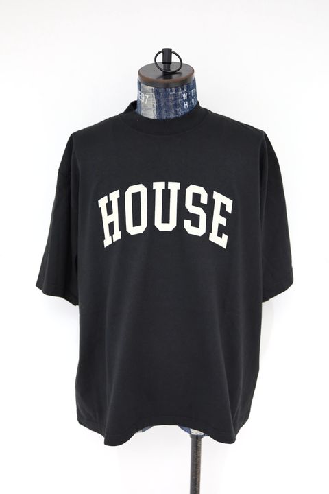 イズネスミュージック 26SS HOUSE T-SHIRT FL(IMP7_24_FLHOUSET01)BLACK☆新作発売！