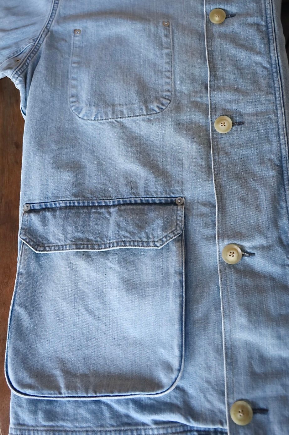 ヨーク 25FW VINTAGED DENIM COVERALL HALF COAT(YK25FW01067C)INDIGO☆9月6日(土)発売！