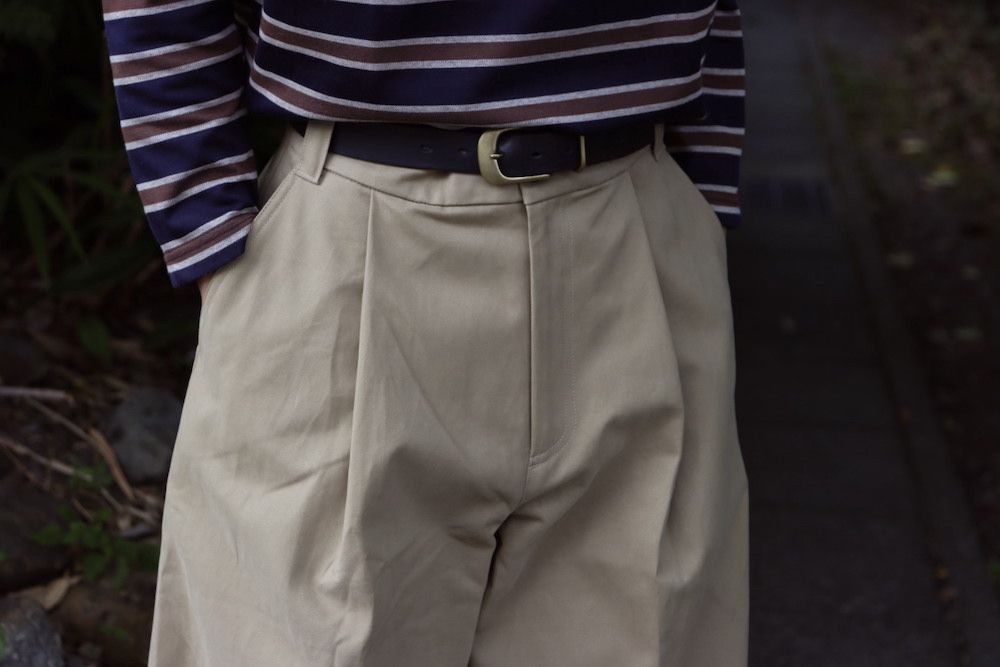 STUDIO NICHOLSON DEEP PLEAT VOLUME PANTS style. 2022.08.10.
