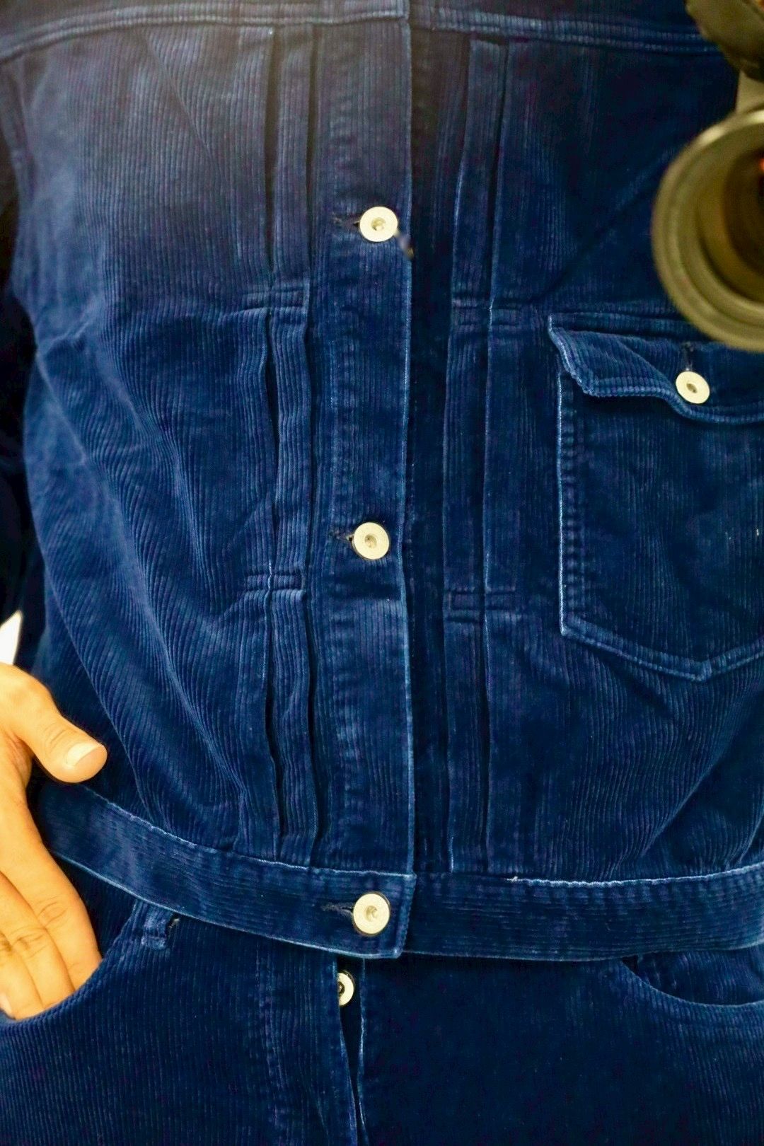 ファウンダ 25AW CORDUROY JACKET(015FD252019)INDIGO☆新作発売！