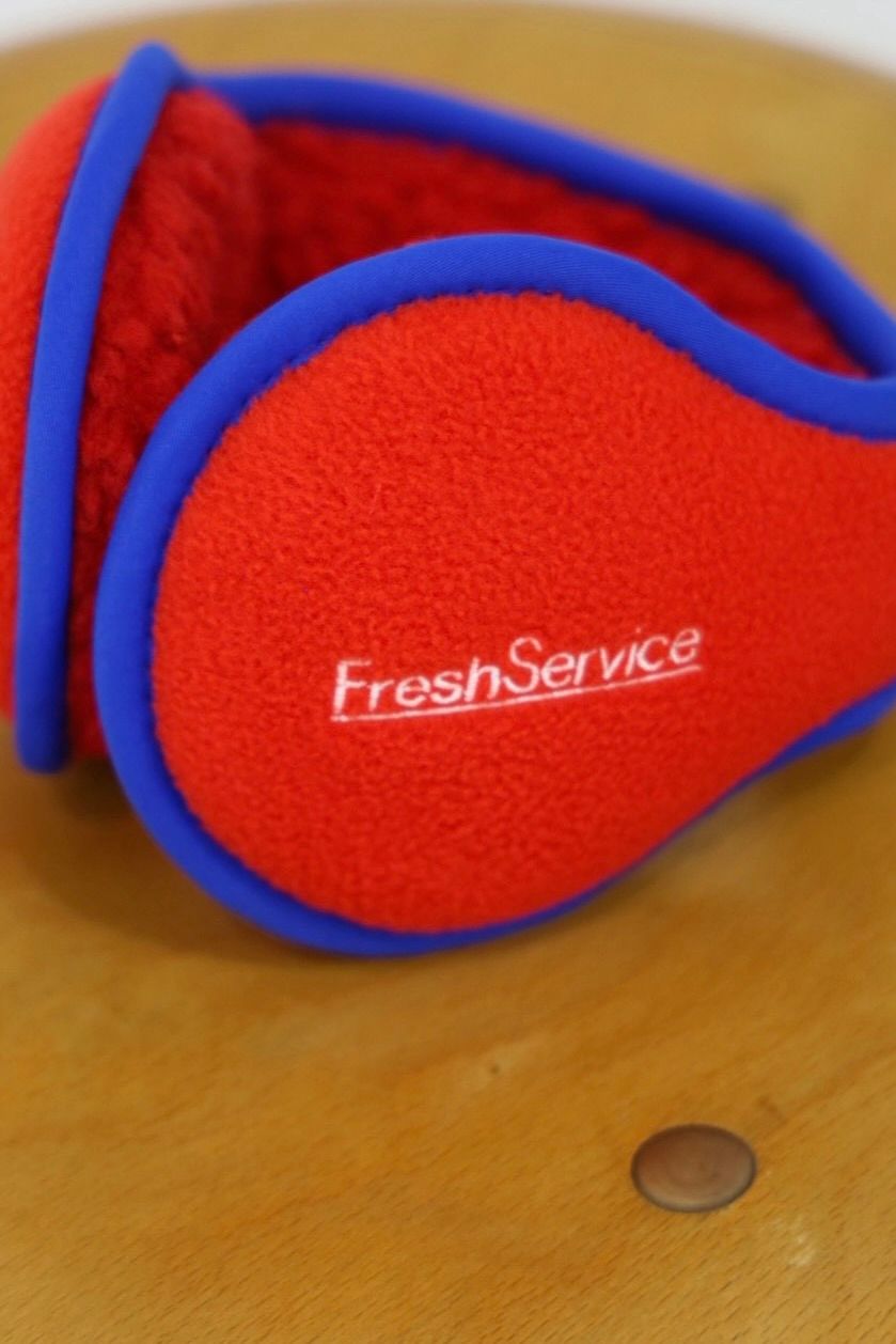 フレッシュサービス MICRO FLEECE EARMUFFS(FSP253-90202)RED★10月18日(土)発売！