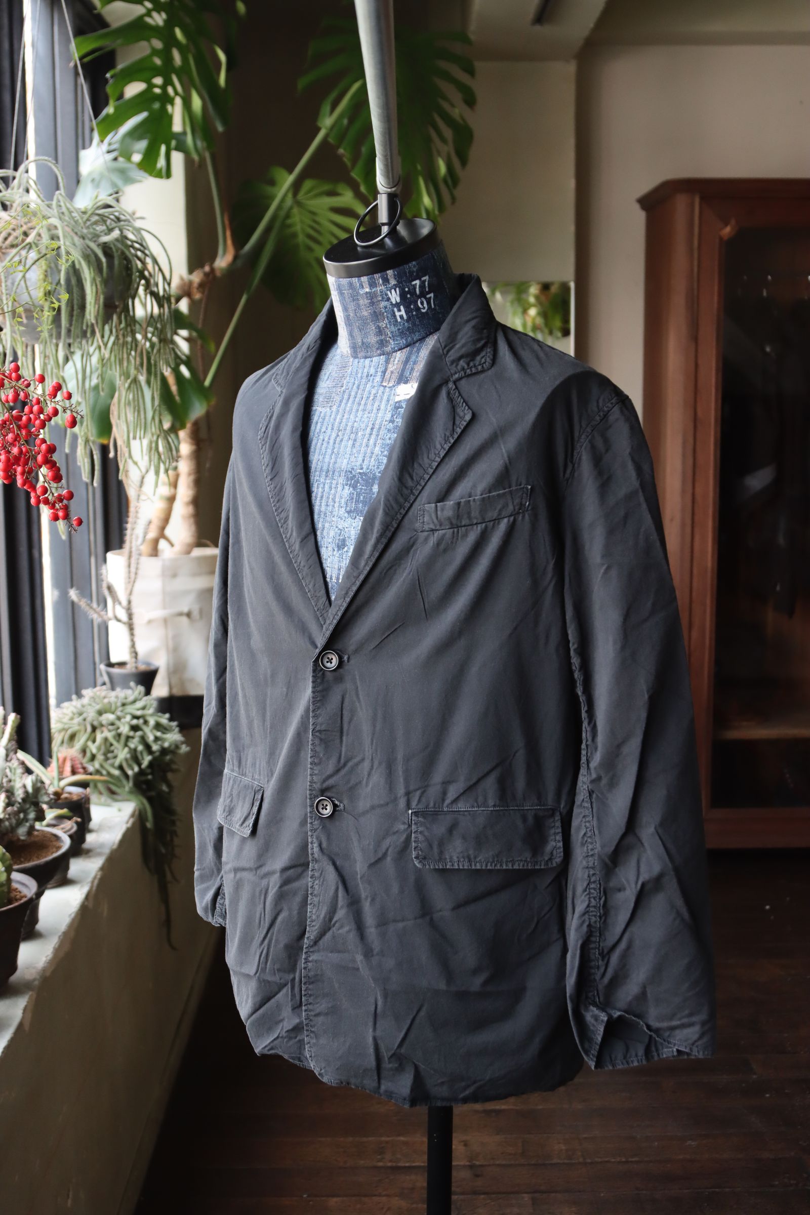 サラリーマンガレージ graphpaper フーデッドコート 1 Graphpaper - グラフペーパー Garment Dyed Typewriter Jacket