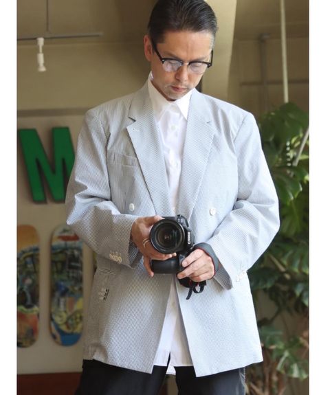 Graphpaper グラフペーパー 22SS Broad S/S Oversized Regular Collar Shirt"WHITE"スタイル.2022.5.21.
