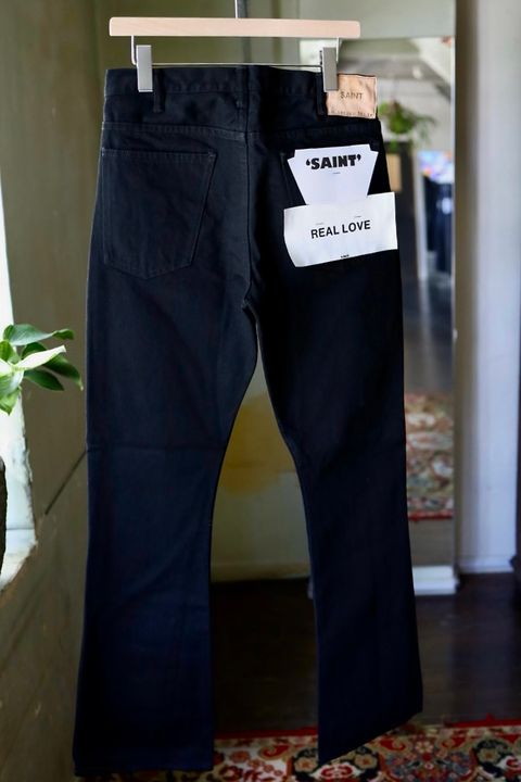 セントマイケル 26AW BLK FLARE DENIM PANTS(SM-MK1-0000-071)BLACK☆8月8日(土)発売！