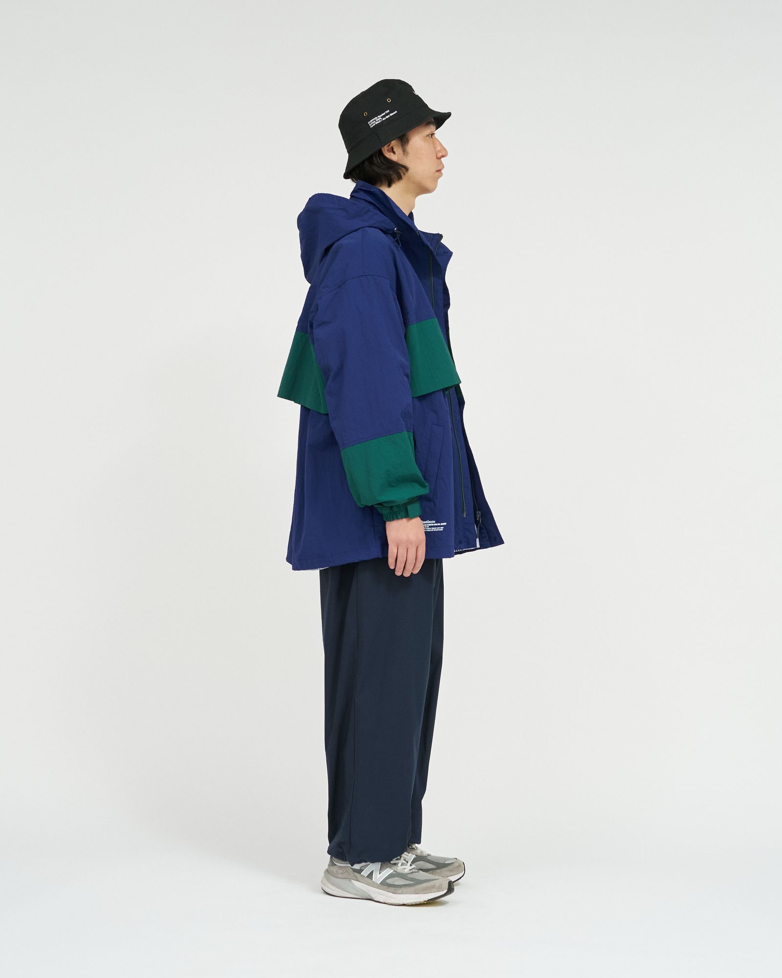 フレッシュサービス NYLON CANVAS SAILING JACKET (FSC261-30254)BLUE x GREEN★2月14日(土)発売