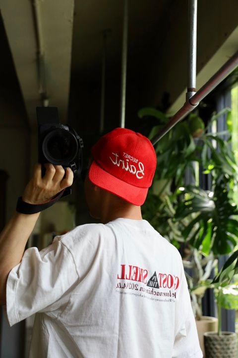 ©SAINT M×××××× 攻殻機動隊コラボ GITS GS_SS TEE"WHITE"スタイル