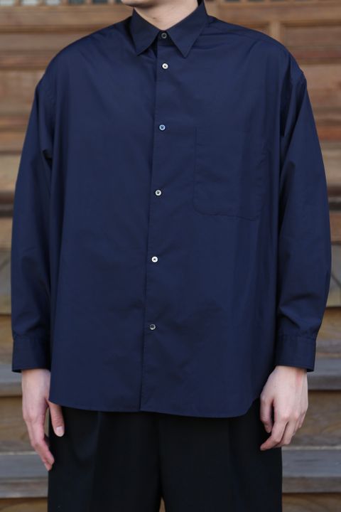 Gpaphpaper Broad L/S Oversized Regular Collar Shirt(GM212-50110B) style.2021.5.23.