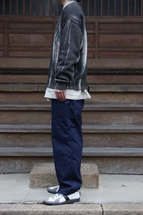 YOKE PRINTED COTTON CREWNECK SWEATER(YK22SS0347S) style.2022.02.27.