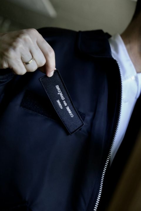 COMME des GARCONS HOMME ナイロンツイルコートスタイル2024.10.05.