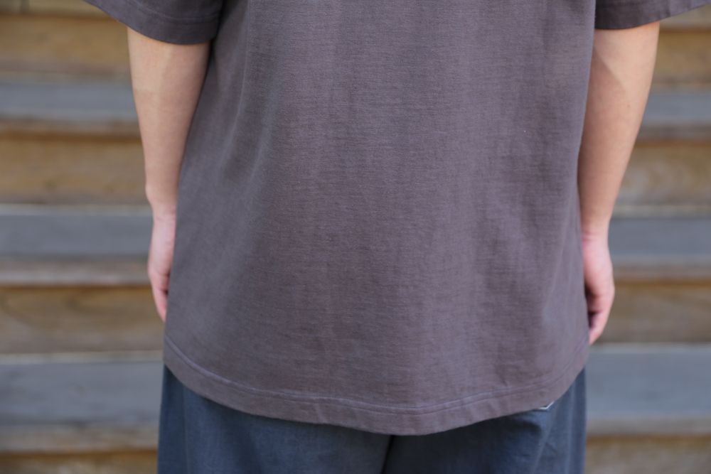 CIOTA スビンコットン10/-度詰め 吊り天竺ポケット付き半袖Tシャツ(CSLM-106M) style. 2021.05.30.