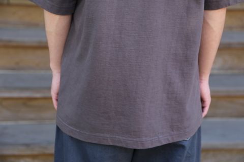 CIOTA スビンコットン10/-度詰め 吊り天竺ポケット付き半袖Tシャツ(CSLM-106M) style. 2021.05.30.
