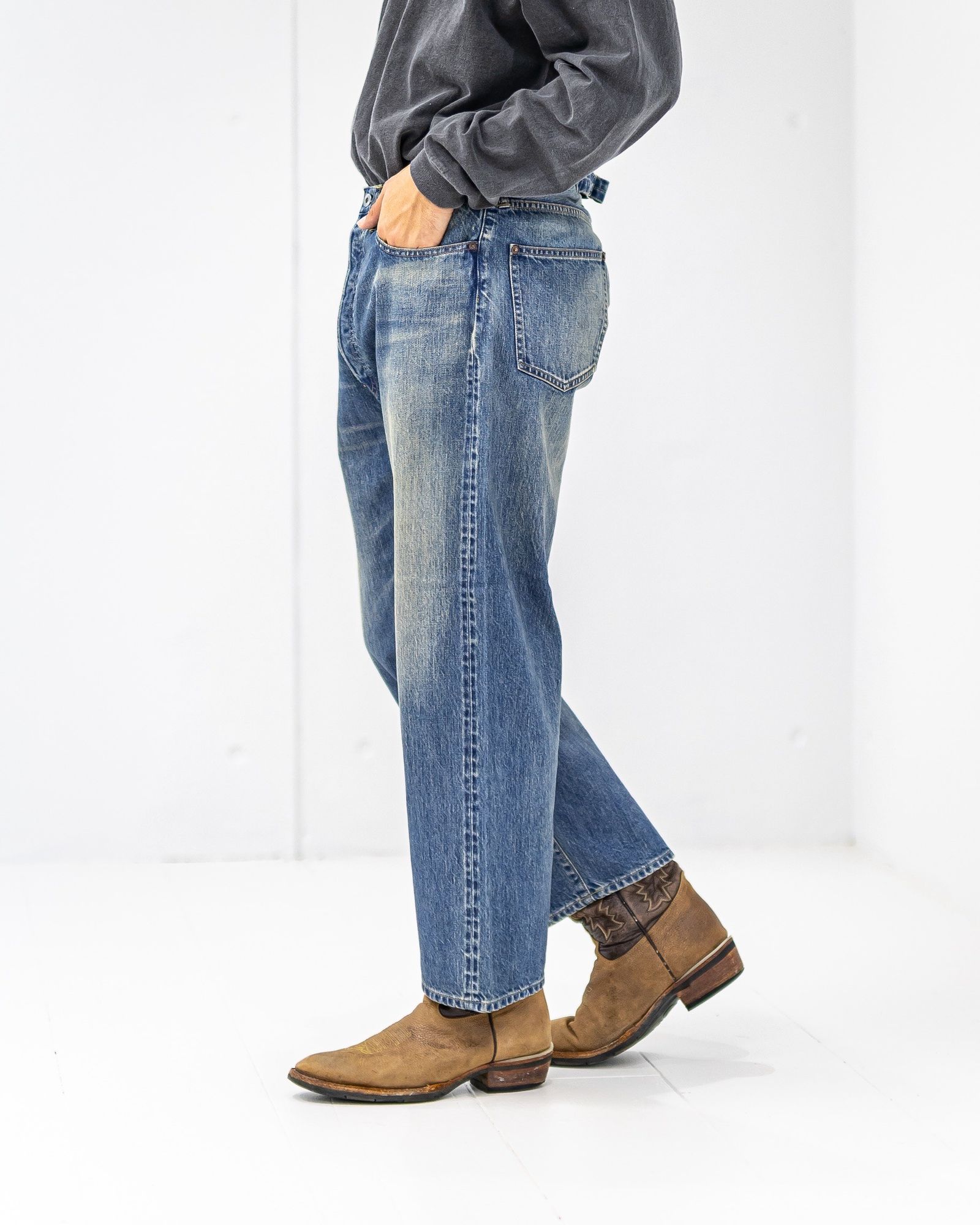 アプレッセ 2025 STYLE2 No.22 Washed Wide Denim Pants(AP-4003)INDIGO☆9月13日(土)発売！
