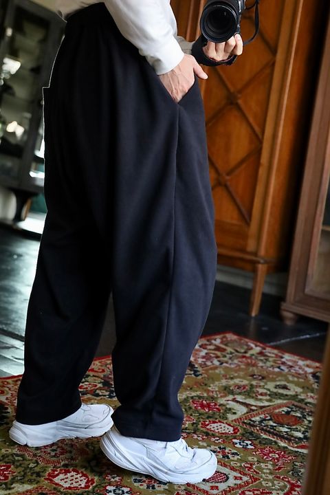 S.F.C FLEECE BASEBALL HALF ZIP JACKETスタイル