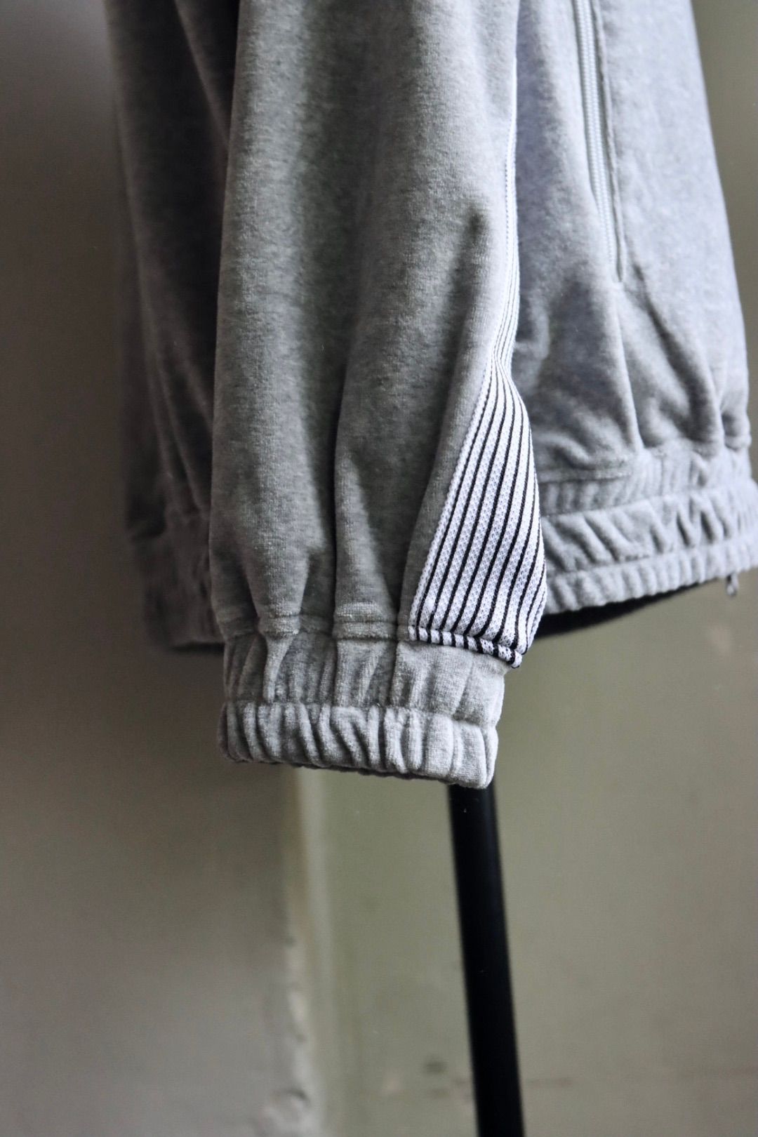 S.F.C 23FW VELOUR TRACK JACKET(SFCFW23CS06)Grey