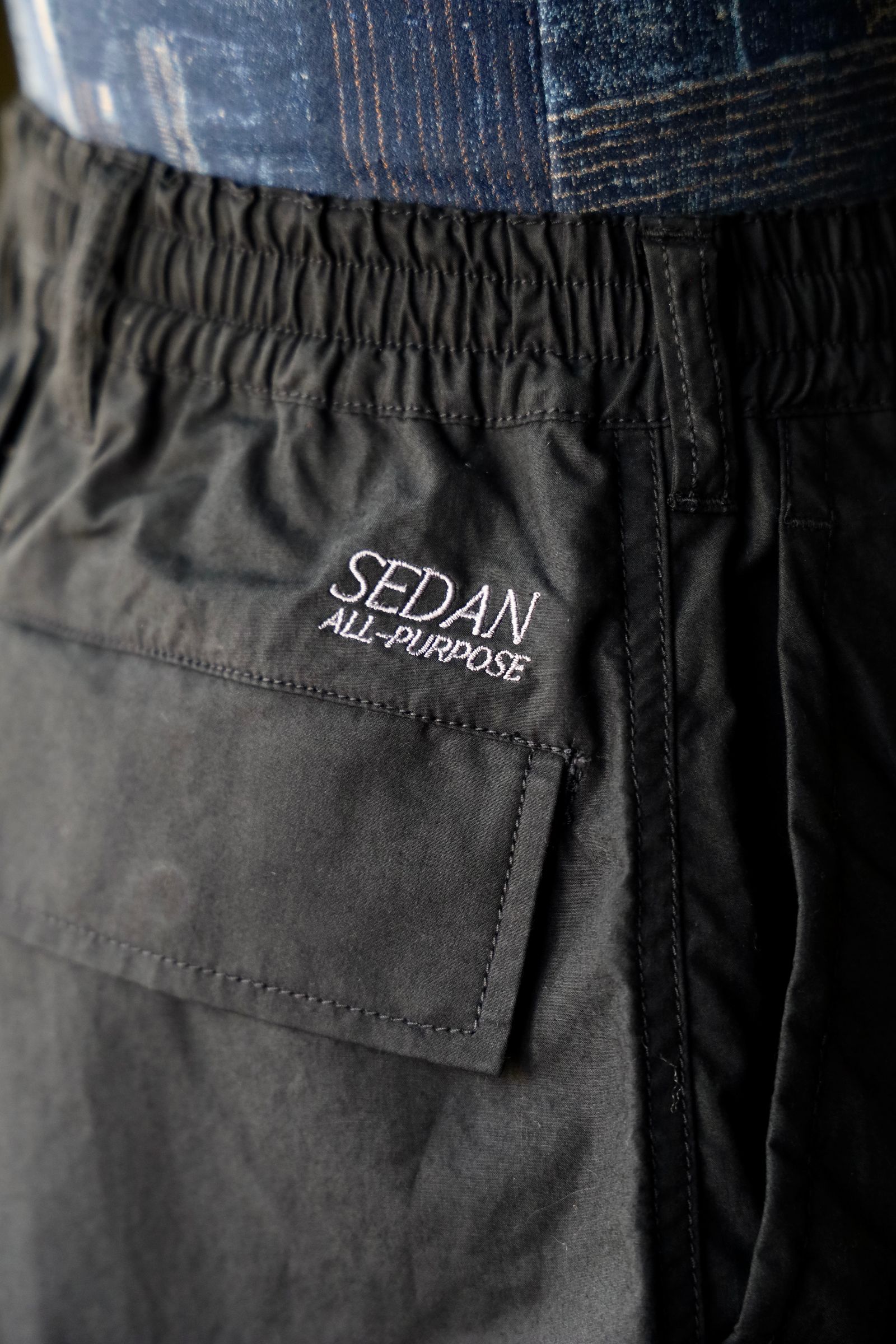 セダンオールパーパス SS25 Cotton Cargo Easy Shorts(SD25S-PT06)Black☆5月17日(土)発売！