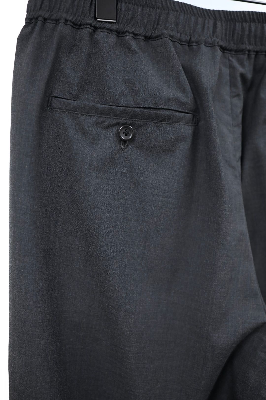 Graphpaper 26SS Fine Wool Heather Drawstring Track Pants(GM261-40322)CHARCOAL☆2月21日(土)発売！