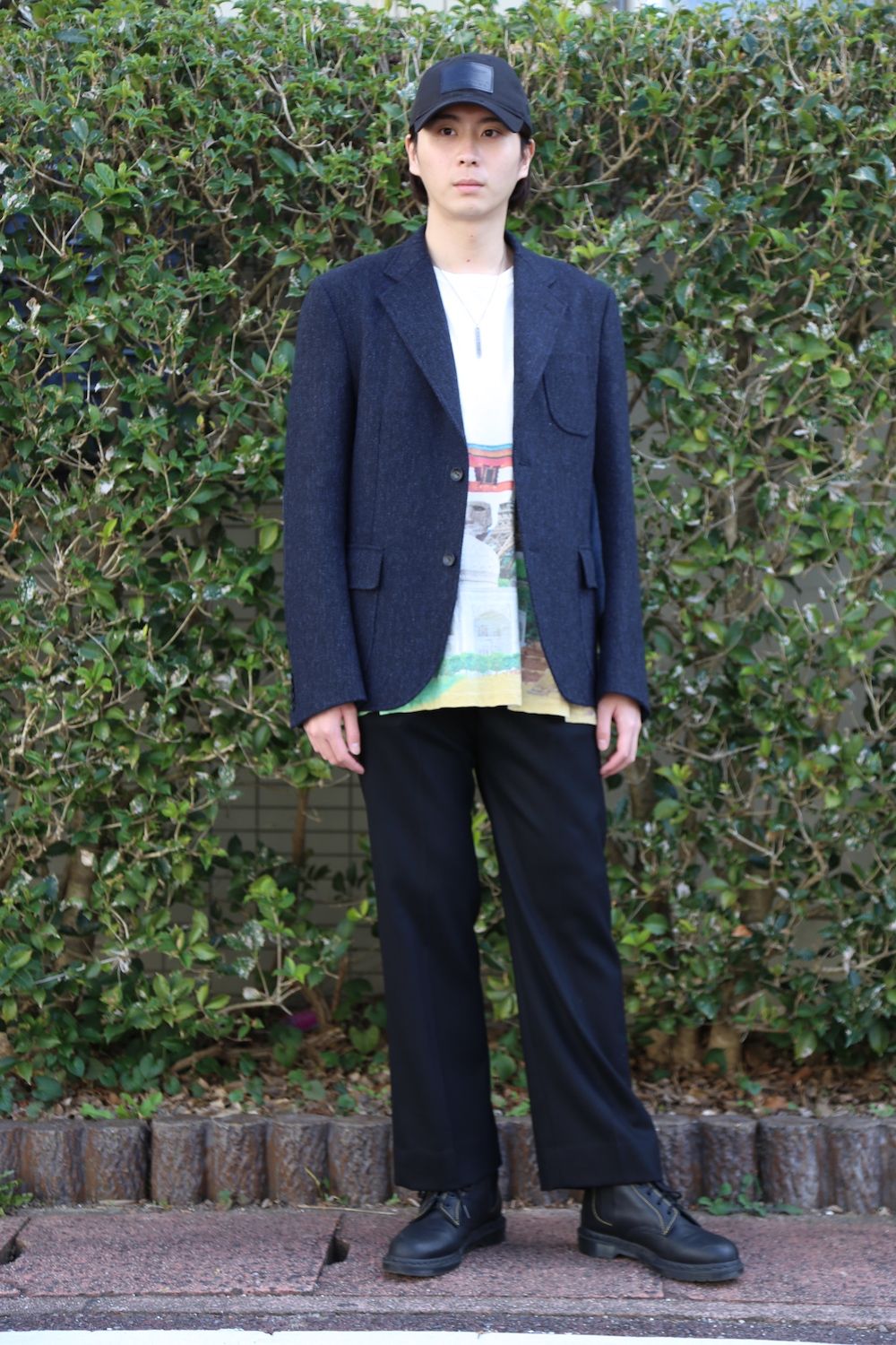 JUNYA WATANABE COMME des GARCONS MAN ウールカシミヤツイード×綿デニム×綿ウィップコード(WF-J022-051) style.2020.11.22.